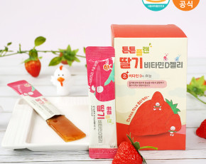 [아람농장] 튼튼플랜 딸기 비타민D 젤리스틱 20g 20개