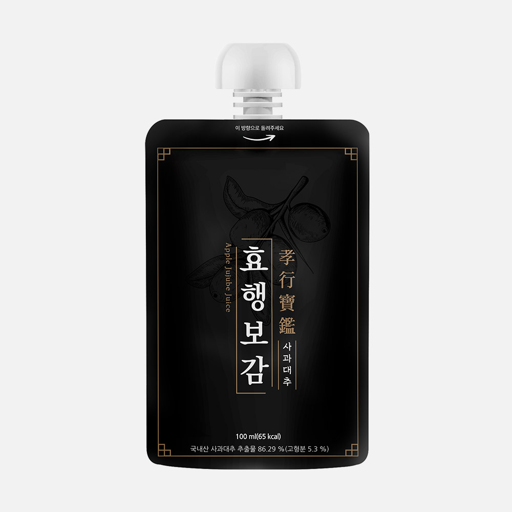 [아람농장] 효행보감 사과대추 1박스 (100ml x 15팩) 노인 환자 영양 간식