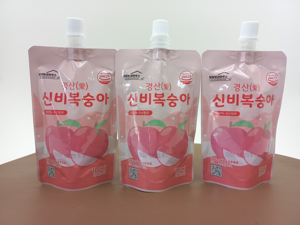 [달달보네하우스]신비복숭아100ml*24포(백도)