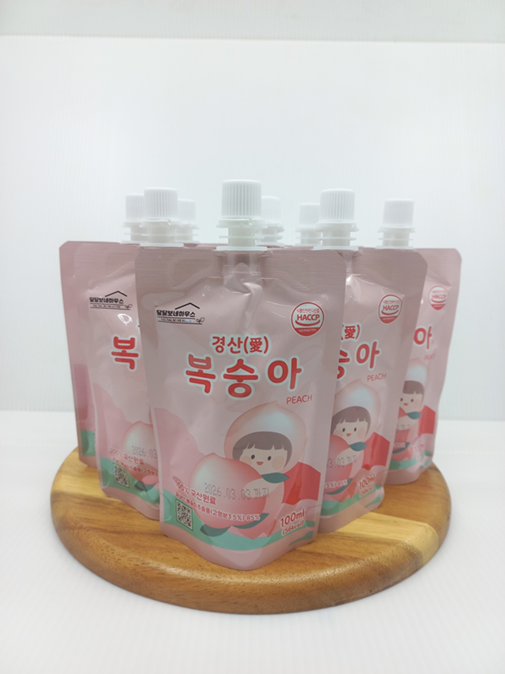 [달달보네하우스]경산애복숭아100ml*12포(황도)